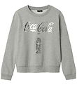 LMTD Sweatshirt - NlfSusi CocaCola - Gråmeleret