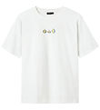 LMTD T-shirt - NlmFuges - Bright White m. Print