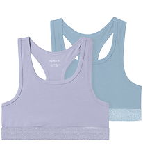 Name It Tops - Noos - NkfShort - 2-Pack - Purple/Blue