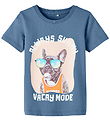 Name It T-shirt - NmmPfeodor - Quiet Harbor m. Print