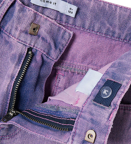 Name It Shorts - Denim - NkfRose - Orchid/Overdyed