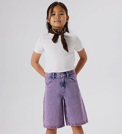 Name It Shorts - Denim - NkfRose - Orchid/Overdyed
