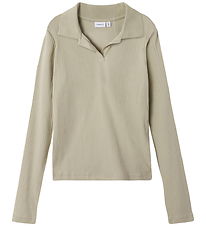 Name It Polobluse - Rib - NkfDusa - Pure Cashmere