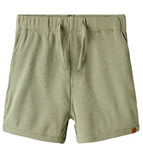 Lil' Atelier Shorts - Rib - NmmGago - Seagrass