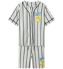 Name It Shortssæt - NkmMaska - Pokémon - Lysegråmeleret