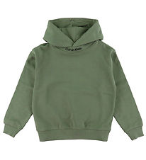 Calvin Klein Hættetrøje - Dusty Olive Green
