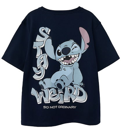 Name it T-shirt - NkmJoseph Stitch - Navy Blazer