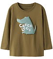 Name It Bluse - NmmVagno - Dull Guld/Croco Loco