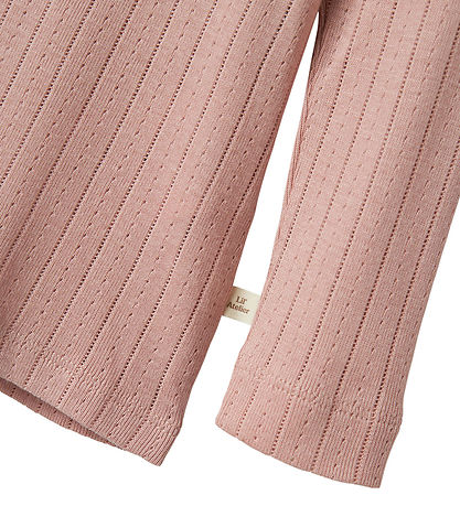 Lil Atelier Bluse - NmfRachel - Noos - Misty Rose m. Hulmønster