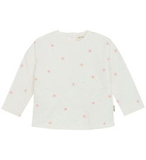 Minymo Sweatshirt - Viskose/Bomuld - Marshmallow White