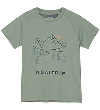 Color Kids T-shirt - Baselayer - Iceberg Green
