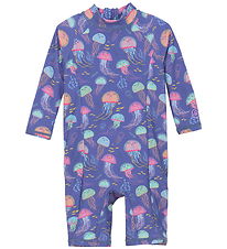 Color Kids Badeheldragt - UV60 - AOP - Marlin