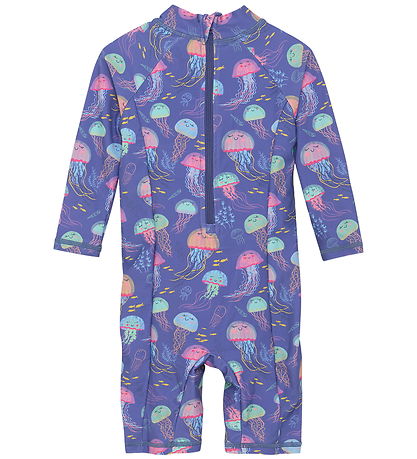 Color Kids Badeheldragt - UV60 - AOP - Marlin