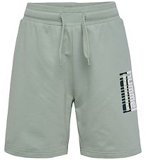 Hummel Sweat Shorts - hmlTukas - Iceberg Green