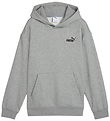 Puma Hættetrøje - ESS Small No. 1 Logo - Grå