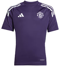 adidas Performance Fodboldtrøje - MUFC TR JSY Y - Aurplu/Hvid/So