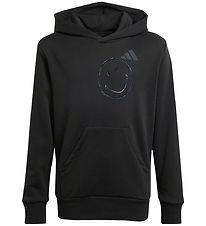 adidas Performance Hættetrøje - J SMI - Sort/Hvid