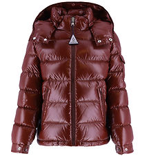 Moncler Dunjakke - Maya - Mørkerød