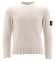 Stone Island Bluse - Uld - Natural White