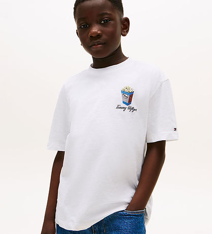 Tommy Hilfiger T-shirt - Photo Print - Hvid