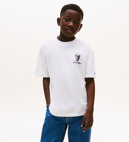 Tommy Hilfiger T-shirt - Photo Print - Hvid