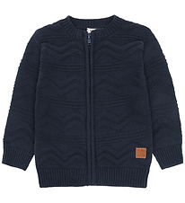 Hust and Claire Cardigan - Strik - Charli - Blues m. Mønster