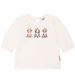 Hust and Claire Bluse - Alma - Ivory m. Hunde