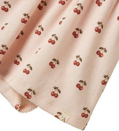 Lil' Atelier Kjole - Rib - NbfLavo - Silver Peony