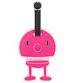 Hoptimist Suitcase tag - Pink