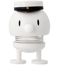 Hoptimist Svensk Student Bumble - Small - 7,5 cm - Hvit