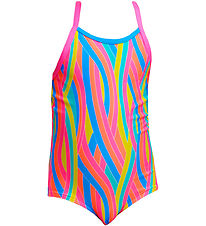 Funkita Swimsuit - Printed One Piece - UV50+ - Swirly Straws