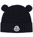 Moncler Hue - Uld - Navy m. Ører 