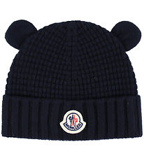 Moncler Hue - Uld - Navy m. Ører 