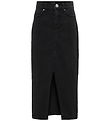 Kids Only Nederdel - Denim - Midi - KogSiri - Washed Black