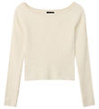 LMTD Bluse - Strik - Rib - NlfLarin - Antique White