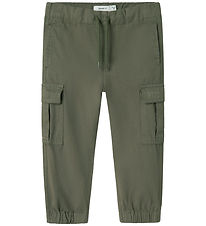Name It Bukser - Cargo - NmmRyan - Dusty Olive
