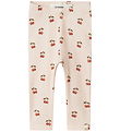 Lil Atelier Legging - Rib - Noos - NbfLavo - Silver Peony m. Kir