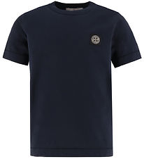 Stone Island T-shirt - Navyblå m. Logo