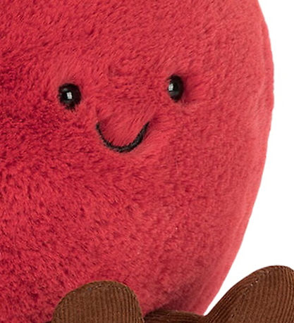 Jellycat Bamse - 16x14 cm - Amuseables Apple - Rød