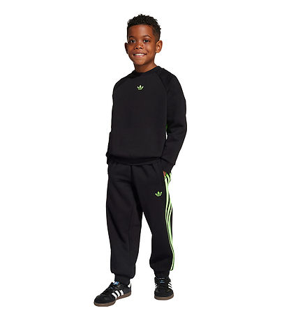 adidas Originals Sweatsæt  - Crew - Sort/Siggnr