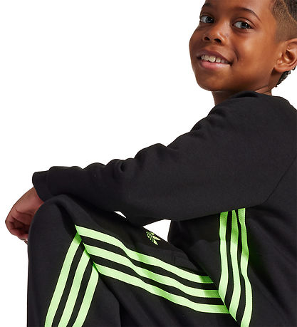 adidas Originals Sweatsæt  - Crew - Sort/Siggnr