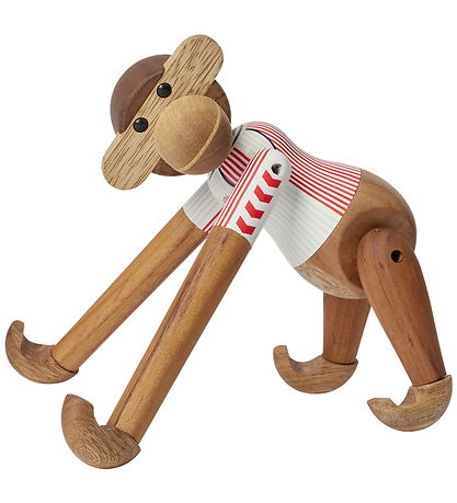 Kay Bojesen Træfigur - Abe - DBU 86 Away - Lille - Teak/Limba