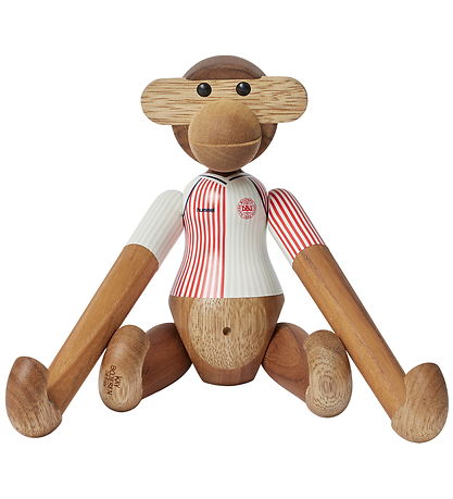 Kay Bojesen Træfigur - Abe - DBU 86 Away - Lille - Teak/Limba