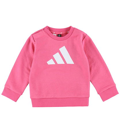 adidas Performance Sweatsæt - I BL FT JOG - Pnkfus/Hvid