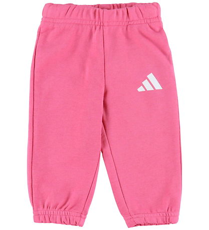 adidas Performance Sweatsæt - I BL FT JOG - Pnkfus/Hvid