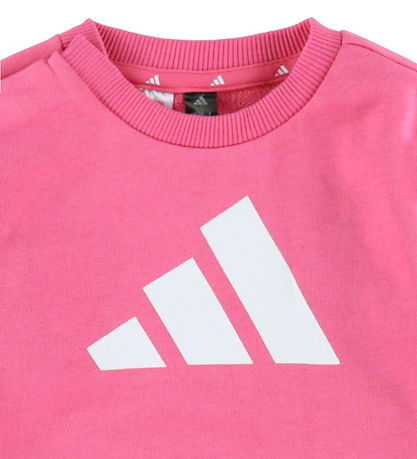 adidas Performance Sweatsæt - I BL FT JOG - Pnkfus/Hvid