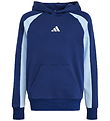 adidas Performance Hoodie - J CB FL HD - Dkblue/Globlu/White