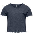 Kids Only T-shirt - Rib - KogNella - Ombre Blue