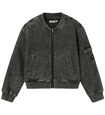 Name It Denim/Bomber Jacket - NkfLuna - Dark Grey Denim