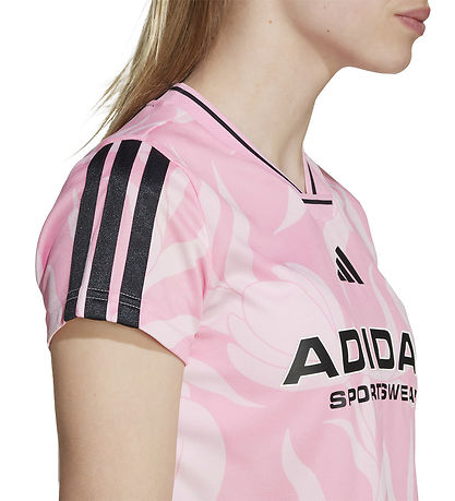 adidas Performance T-shirt - Cropped - JG HOT CR - Trupnk/Sort